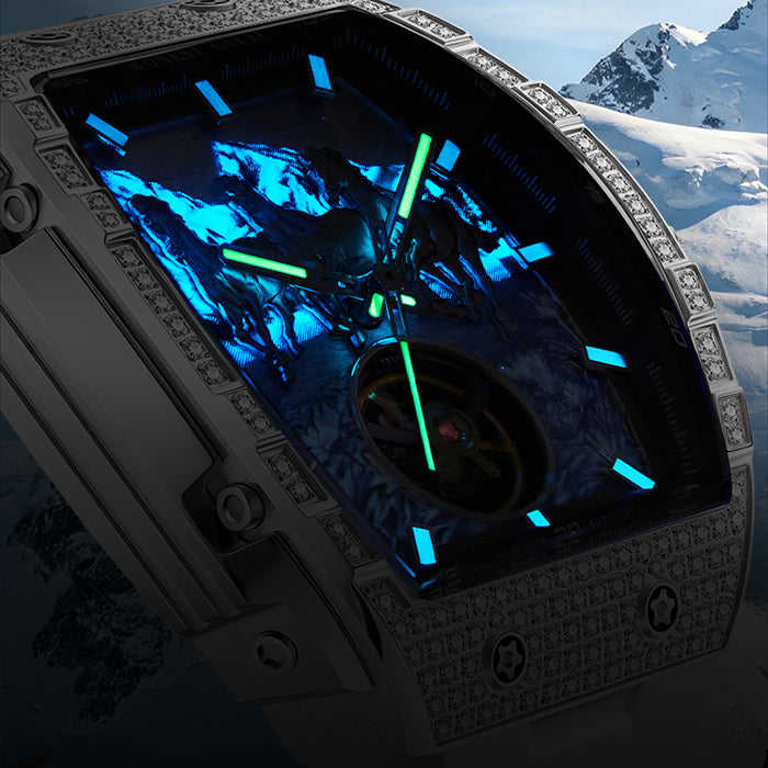 Bonest Gatti BG5006-R2 Silver Horse Series Automatic Watch