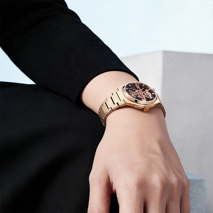 Bonest Gatti BG8014-S3 Rose Gold Classic Series Automatic Watch