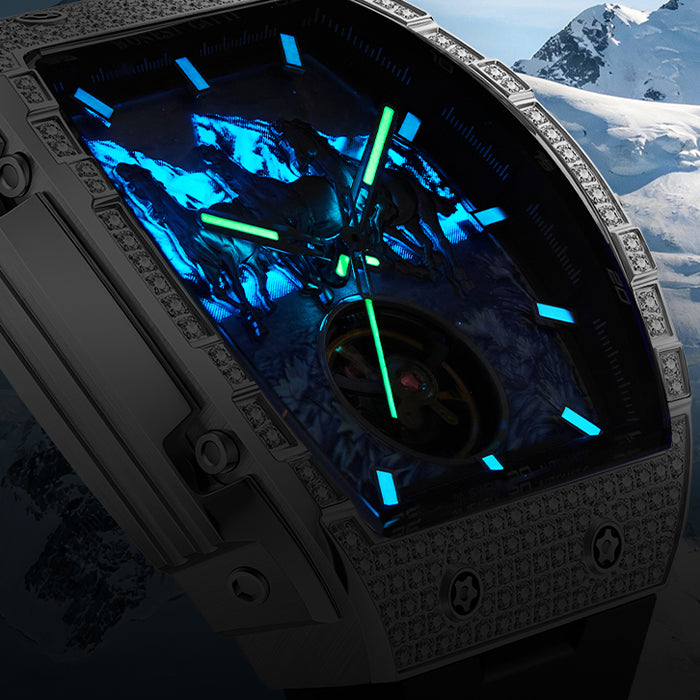 Bonest Gatti BG5006-R3 Black Horse Series Automatic Watch