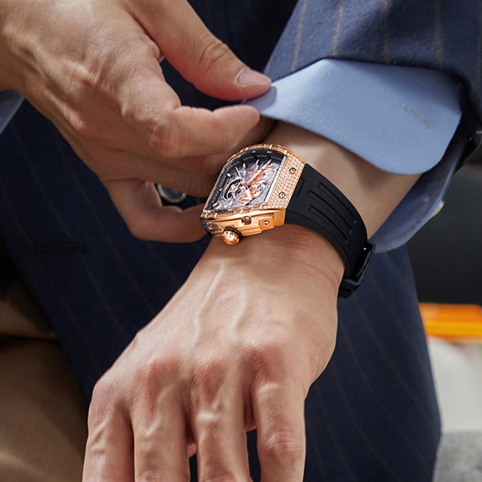 Bonest Gatti BG5006-R1 Rose Gold Horse Series Automatic Watch