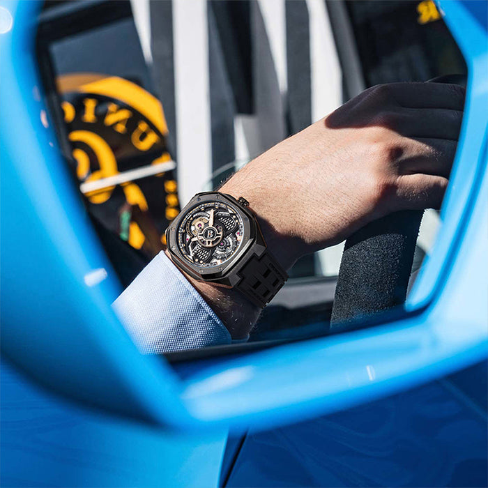 Bonest Gatti BG5801-A2 Black Cosmos Series Automatic Watch