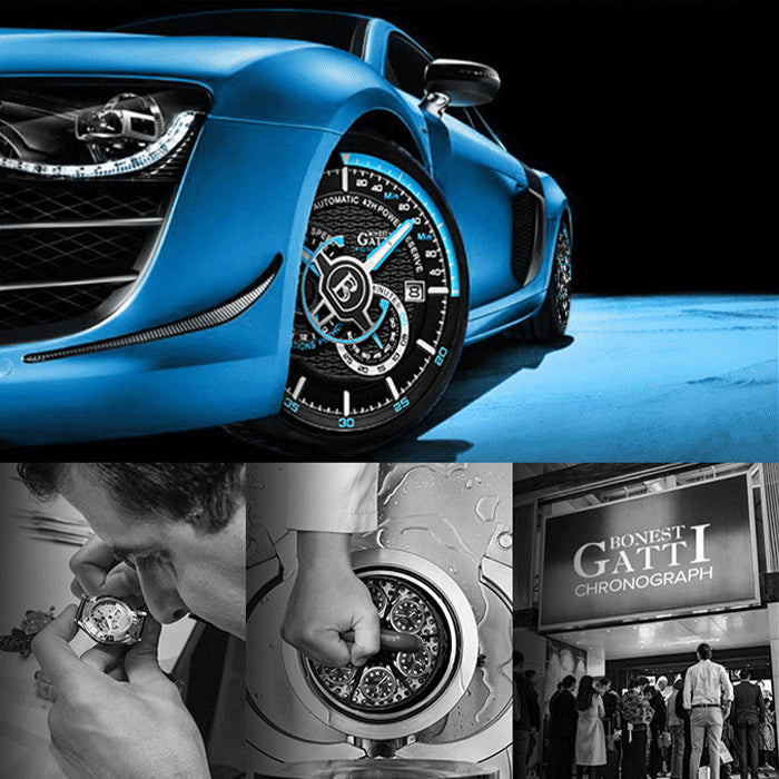 Bonest Gatti BG8601-A1 Blue Speed Series Automatic Watch