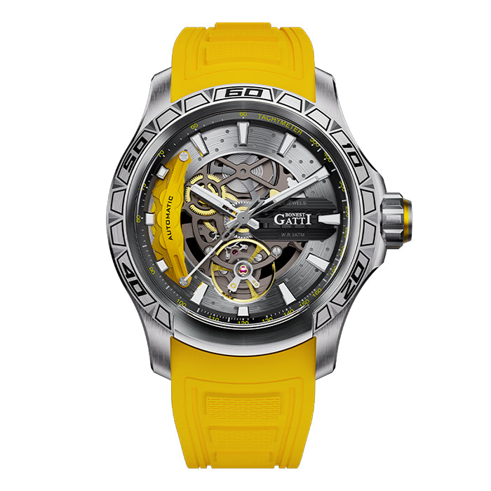 Bonest Gatti BG4005-R1 Yellow Cosmos Series Automatic Watch