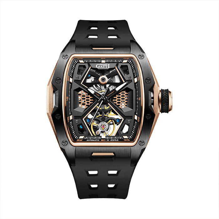 Bonest Gatti BG5501-A4 Black Top Speed Series Automatic Watch