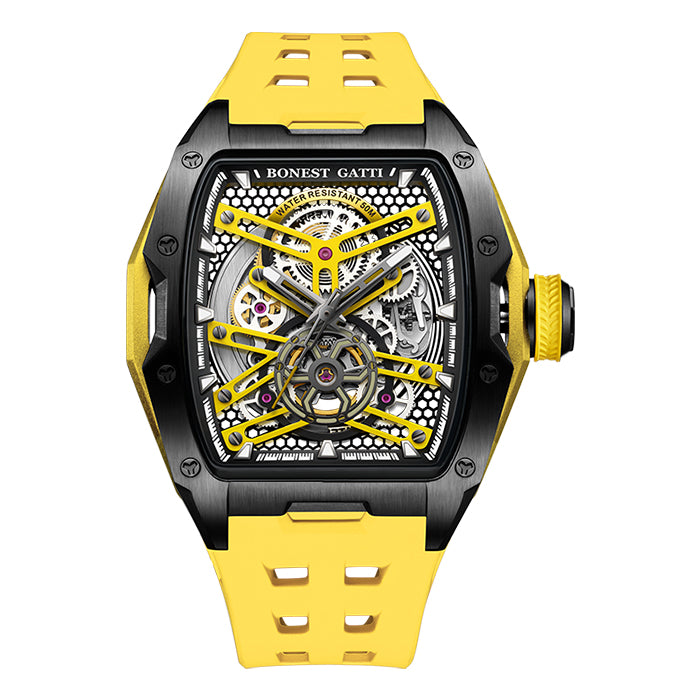 Bonest Gatti BG5502-A3 Yellow Risker Series Automatic Watch