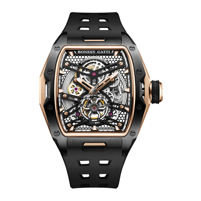 Bonest Gatti BG5502-A4 Rose Gold Risker Series Automatic Watch