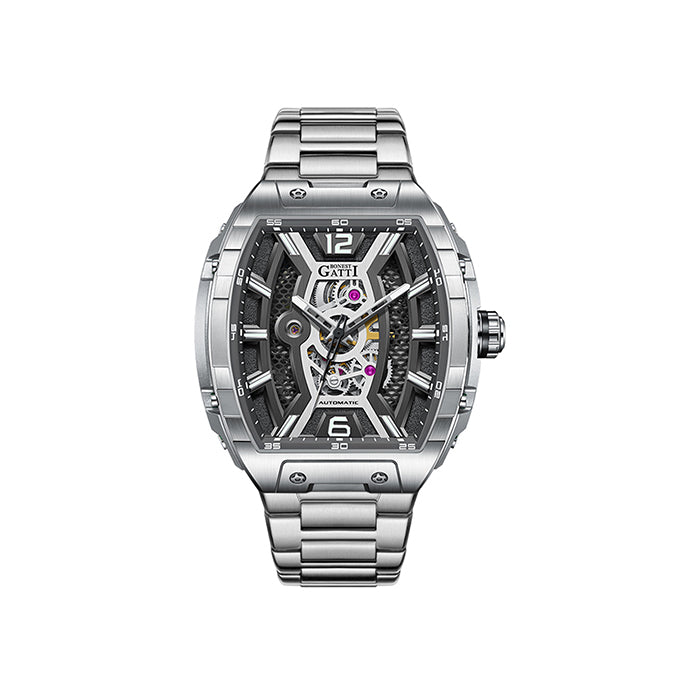 Bonest Gatti BG5601-S1 Silver Sword Series Automatic Watch