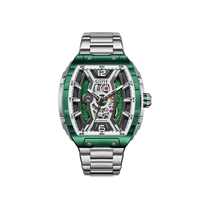 Bonest Gatti BG5601-S3 Green Sword Series Automatic Watch