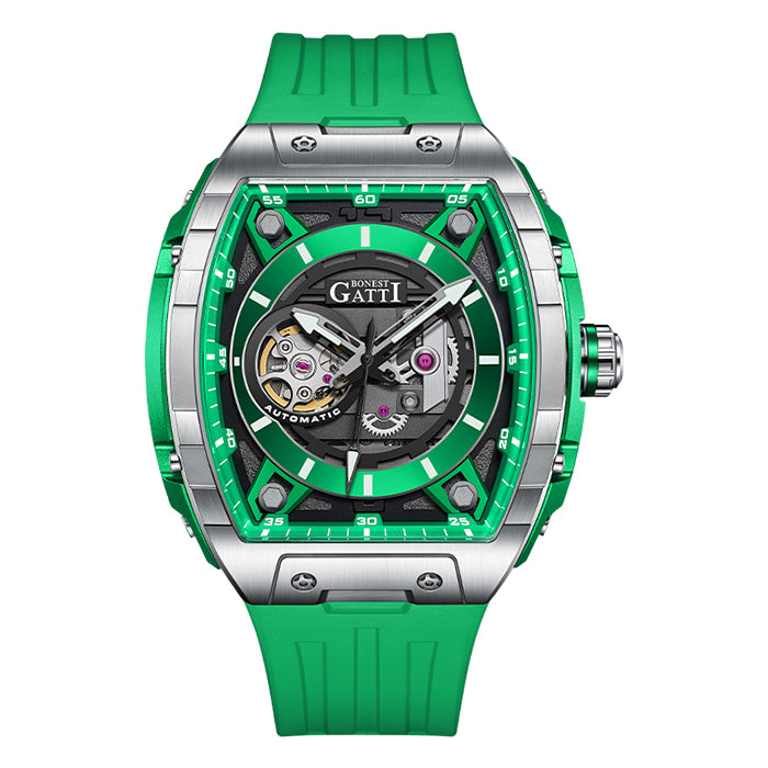 Bonest Gatti BG5602-A3 Green Sword Series Automatic Watch