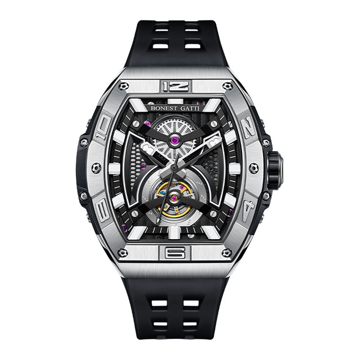 Bonest Gatti BG5701-A2 Silver Cosmos Series Automatic Watch