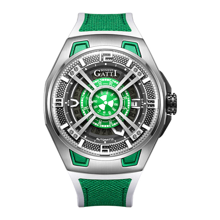 Bonest Gatti BG5803-A3 Green Cosmos Series Automatic Watch