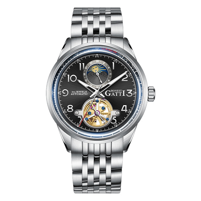 Bonest Gatti BG5808-S1 Black Classic Series Automatic Watch