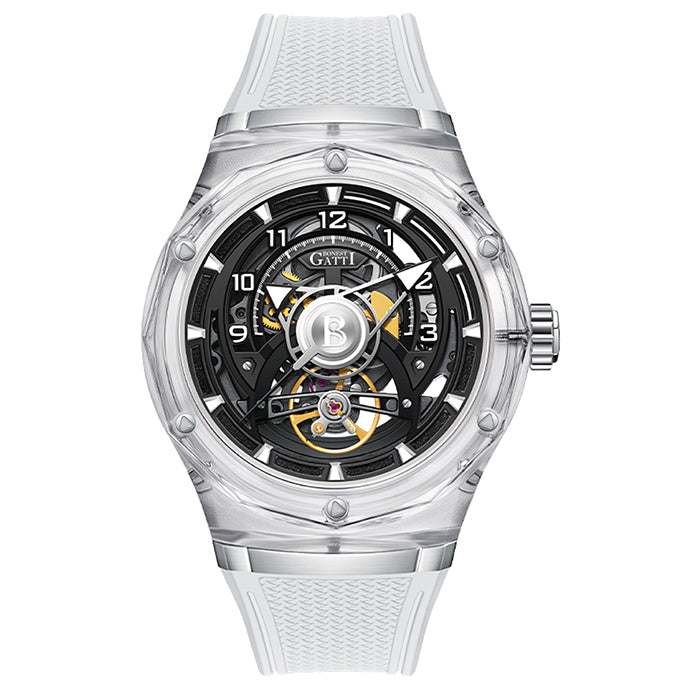 Bonest Gatti BG6003-R2 White Crystal Series Automatic Watch