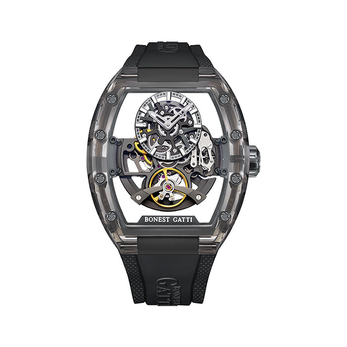 Bonest Gatti BG6005-R1 Black Crystal Series Automatic Watch