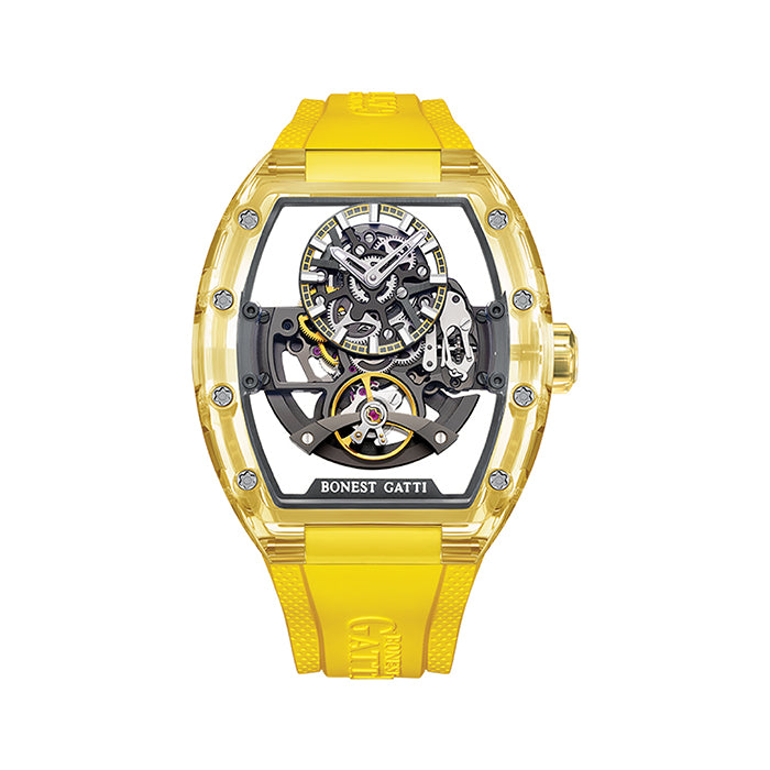 Bonest Gatti BG6005-R3 Yellow Crystal Series Automatic Watch