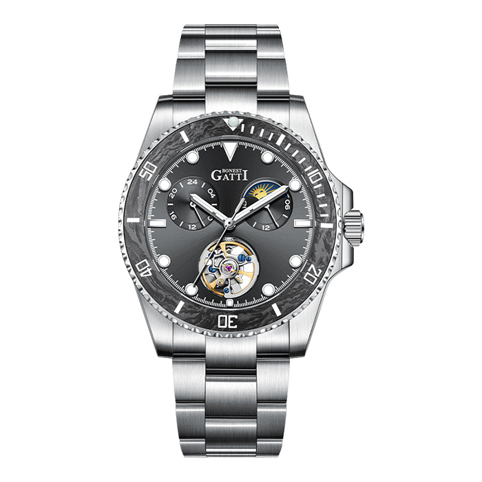 Bonest Gatti BG8003-S1 Black Classic Series Automatic Watch