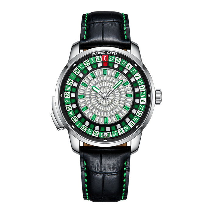 Bonest Gatti BG8004-L3 Silver Casino Series Automatic Watch
