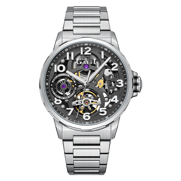 Bonest Gatti BG8010-S2 Black Classic Series Automatic Watch