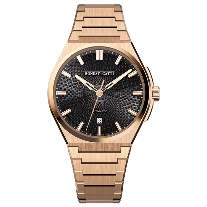 Bonest Gatti BG8012-S3 Rose Gold Classic Series Automatic Watch