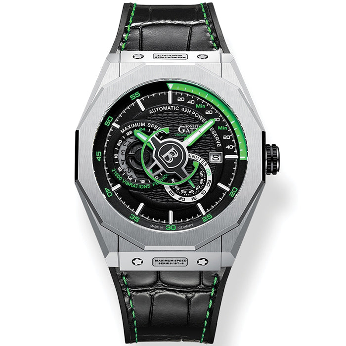 Bonest Gatti BG8601-B5 Green Speed Series Automatic Watch