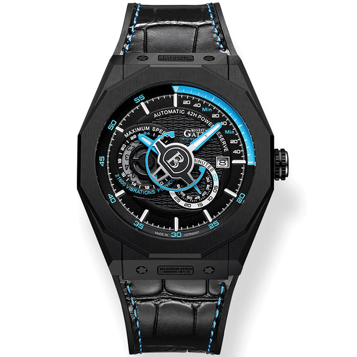 Bonest Gatti BG8601-B6 Black Speed Series Automatic Watch