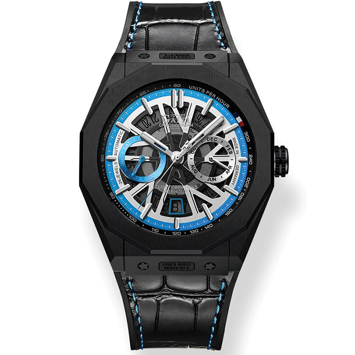 Bonest Gatti BG9601-B6 Black King Speed Series Automatic Watch