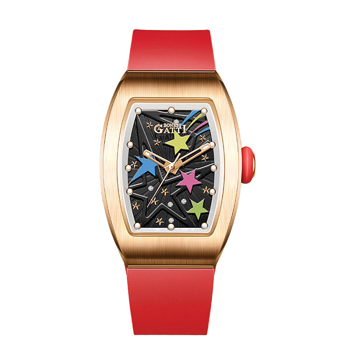 Bonest Gatti BG8901-L5 Rose Gold Glow Series Automatic Women Watch