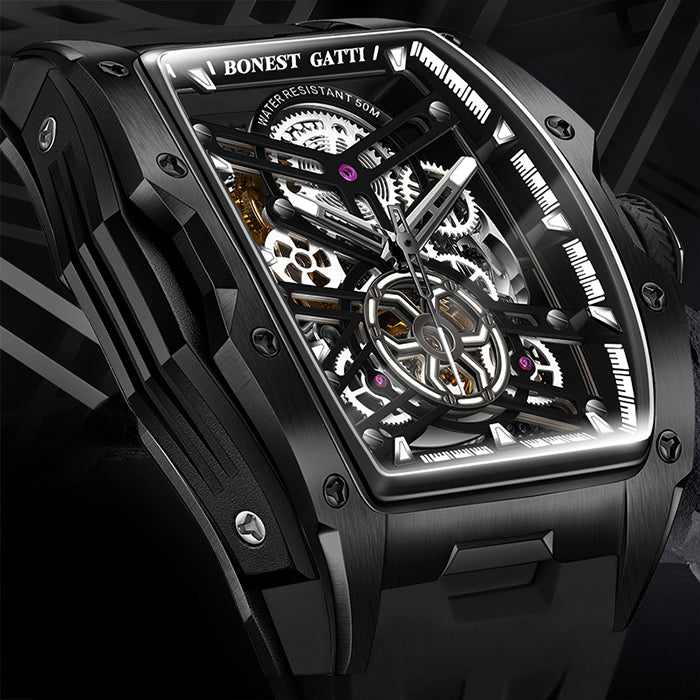 Bonest Gatti BG5502-A1 Black Risker Series Automatic Watch