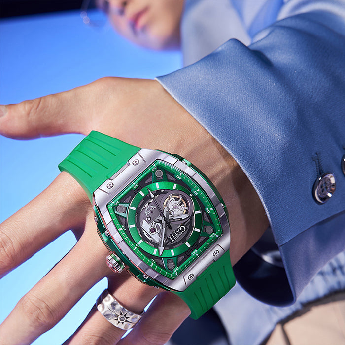 Bonest Gatti BG5602-A3 Green Sword Series Automatic Watch