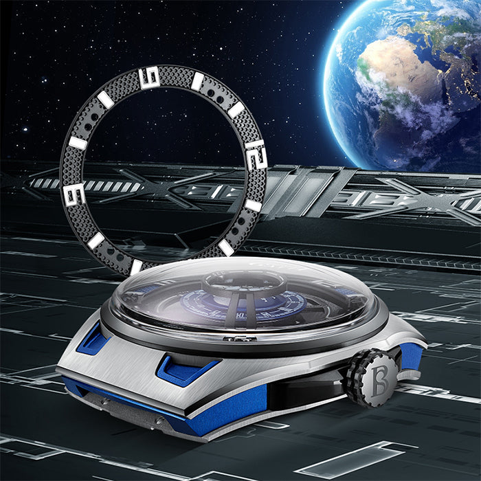 Bonest Gatti BG5803-A2 Blue Cosmos Series Automatic Watch