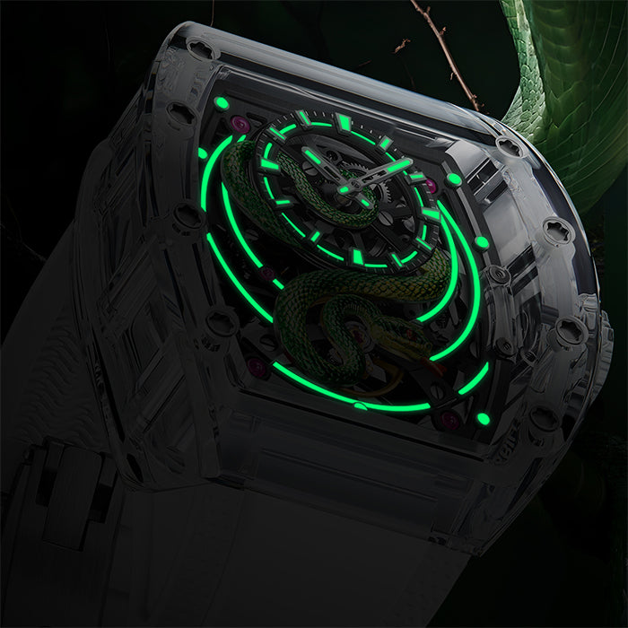 Bonest Gatti BG6004-R1 White Crystal Series Automatic Watch