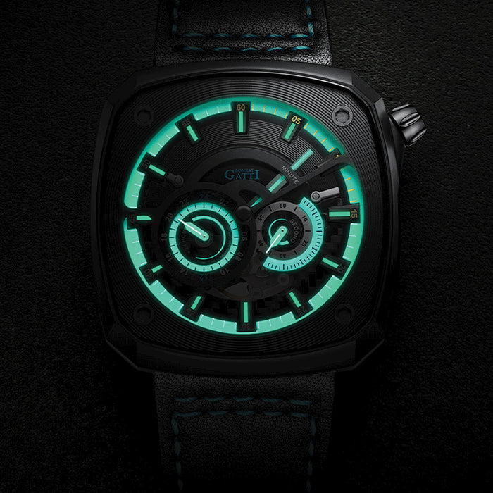 Bonest Gatti BG6601-B6 Black Cosmos Series Automatic Watch
