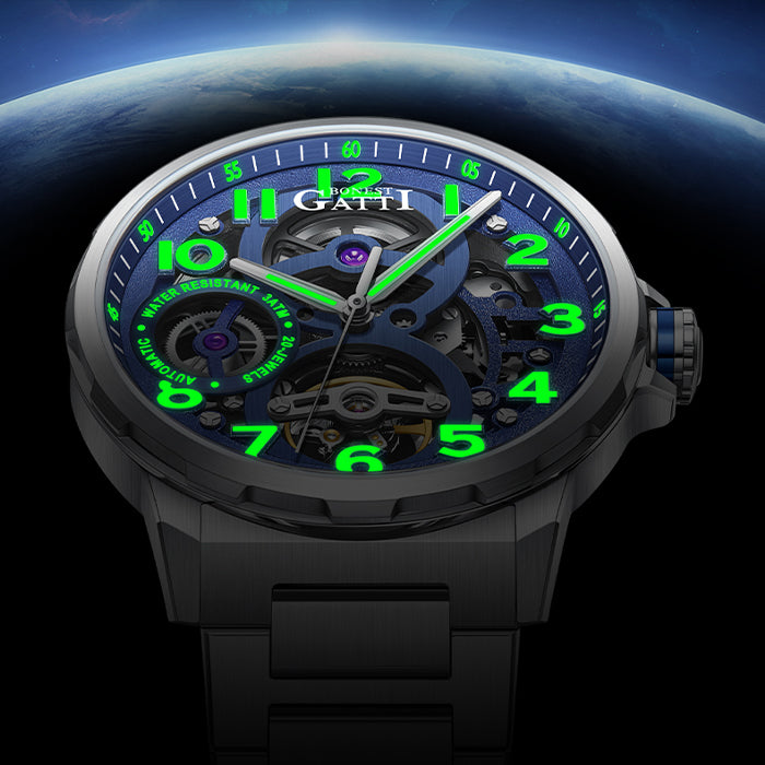 Bonest Gatti BG8010-S1 Blue Classic Series Automatic Watch