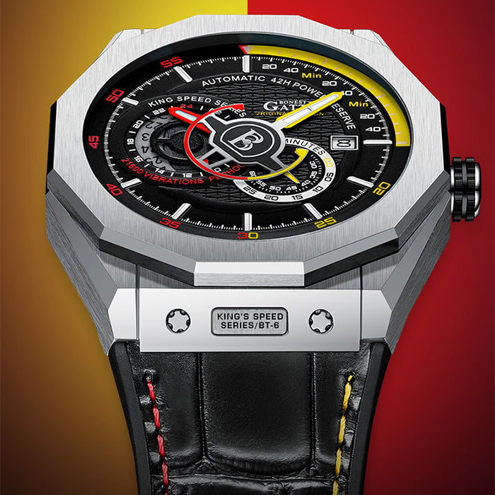 Bonest Gatti BG8601-B4 Yellow Speed Series Automatic Watch
