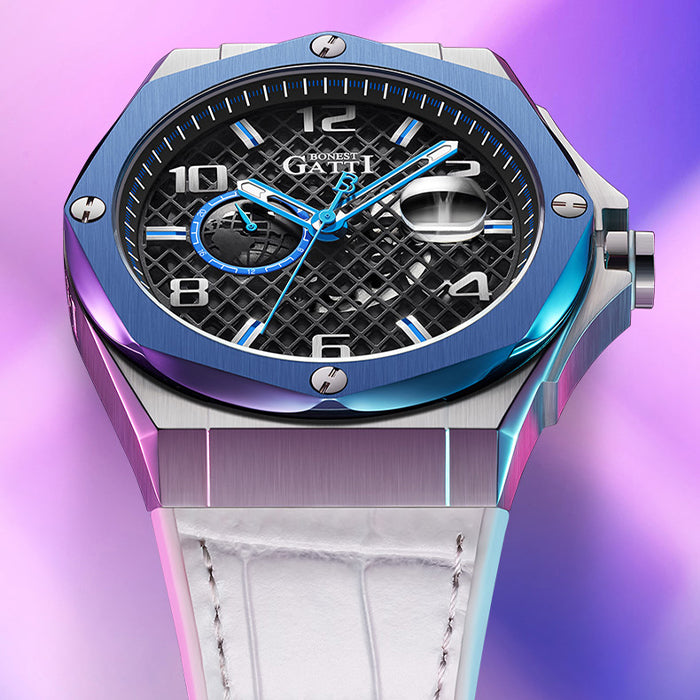 Bonest Gatti BG8701-B1 Blue Cosmos Series Automatic Watch