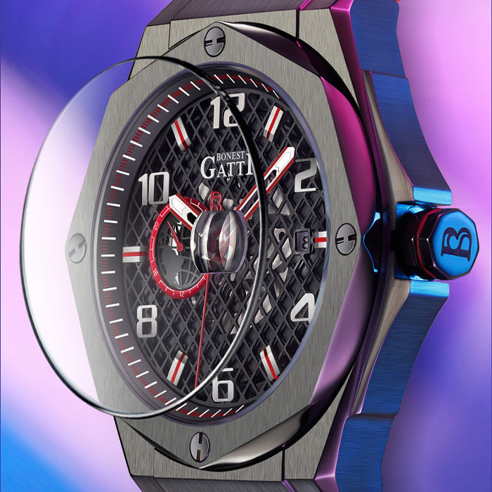 Bonest Gatti BG8701-B3 Red Cosmos Series Automatic Watch