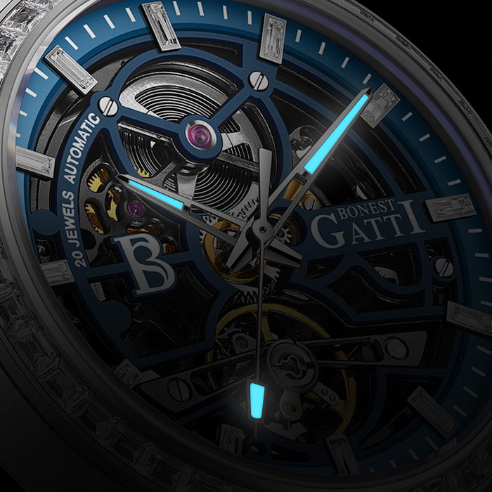 Bonest Gatti BG8803-S1 Blue Classic Series Automatic Watch