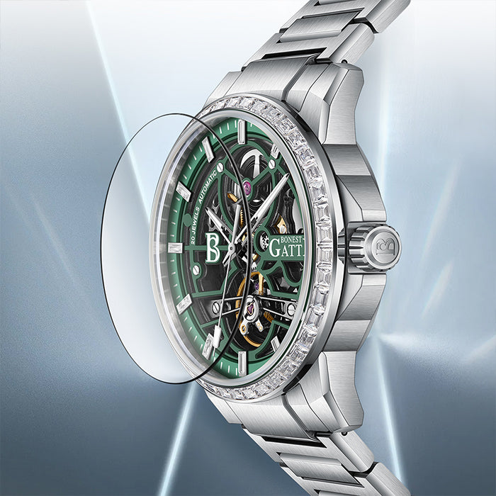 Bonest Gatti BG8803-S2 Green Classic Series Automatic Watch