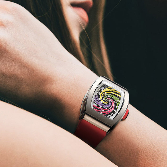 Bonest Gatti BG9901-L2 Red Glow Series Automatic Women Watch