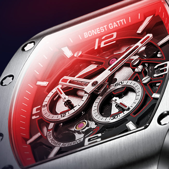 Bonest Gatti BG9903-A2 Red Extreme Series Automatic Watch