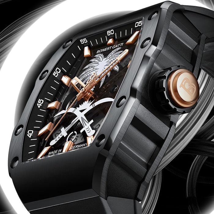 Bonest Gatti BG9904-A3 Rose Gold Extreme Series Automatic Watch