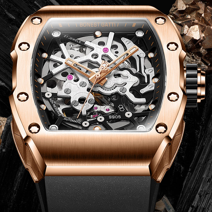Bonest Gatti BG9905-A3 Rose Gold Extreme Series Automatic Watch