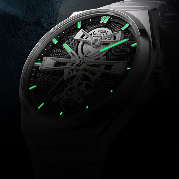 Bonest Gatti BG8014-S2 Silver Classic Series Automatic Watch