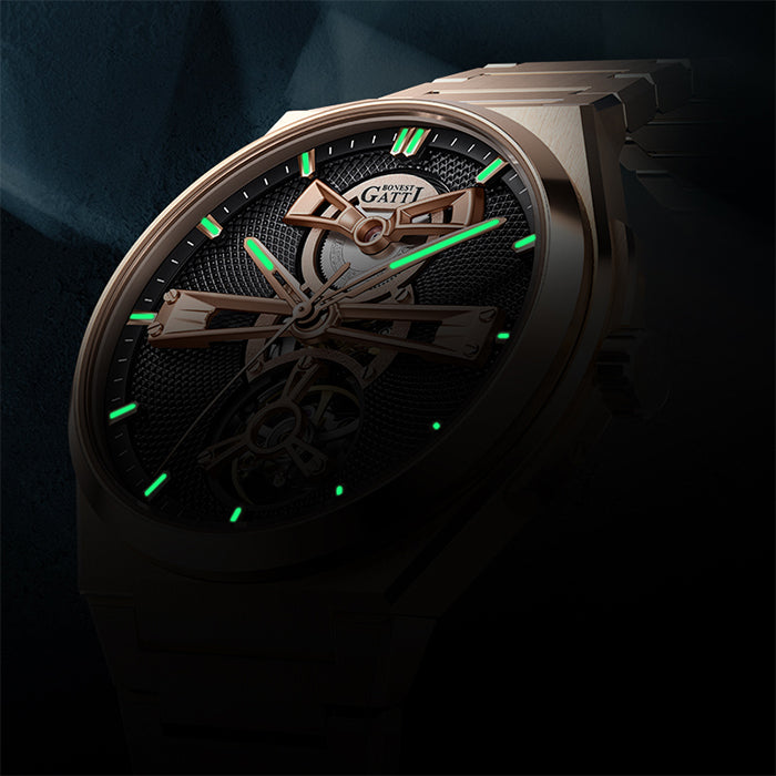Bonest Gatti BG8014-S3 Rose Gold Classic Series Automatic Watch