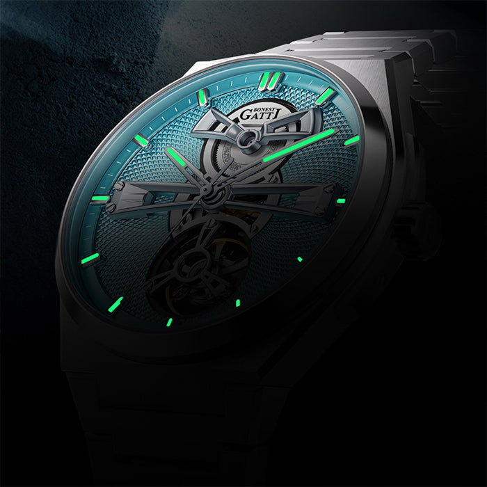 Bonest Gatti BG8014-S1 Blue Classic Series Automatic Watch