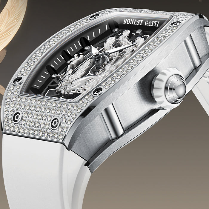 Bonest Gatti BG3005-R3 Silver Glow Series Automatic Women Watch