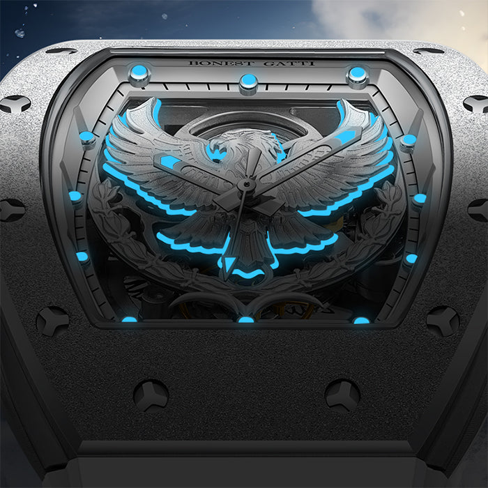 Bonest Gatti BG5002-R1 Silver Eagle Series Automatic Watch