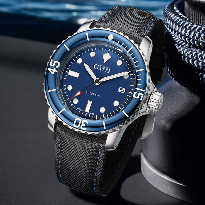 Bonest Gatti BG8002-L2 Blue Classic Series Automatic Watch