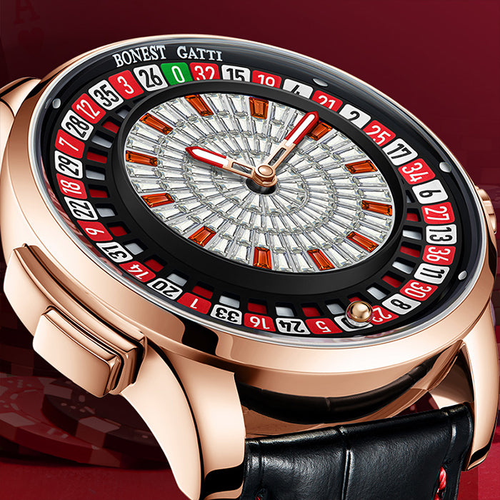Bonest Gatti BG8004-L2 Rose Gold Casino Series Automatic Watch