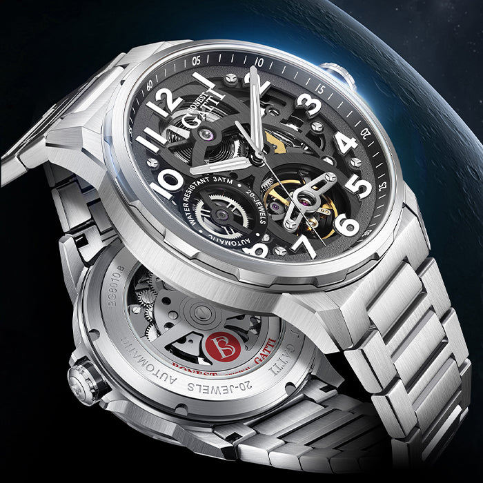 Bonest Gatti BG8010-S2 Black Classic Series Automatic Watch